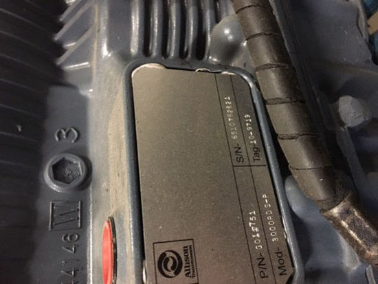 Craneparts.com. Rebuilt Allison Transmission Model 3000RDS